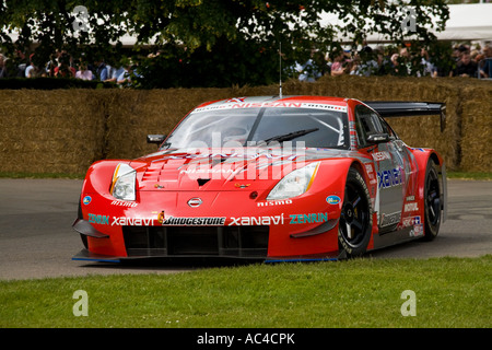 2004 Nissan 350Z GT500 sur la course à Goodwood Festival of Speed, Sussex, UK. Banque D'Images