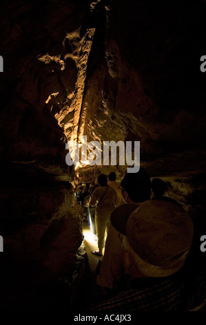 Ruby Falls cavern à Lookout Mountain, Chattanooga, Tennessee. Banque D'Images