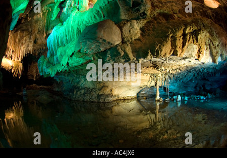 Ruby Falls cavern à Lookout Mountain, Chattanooga, Tennessee. Banque D'Images