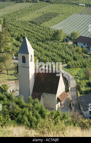 Église St Lucius, TISS, Alto Adige, Italie Banque D'Images