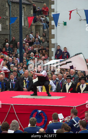 Circonscription commune Selkirk soldats ex-étendard des couleurs Casting Banque D'Images