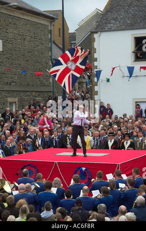 Circonscription commune Selkirk soldats ex-étendard des couleurs Casting Banque D'Images