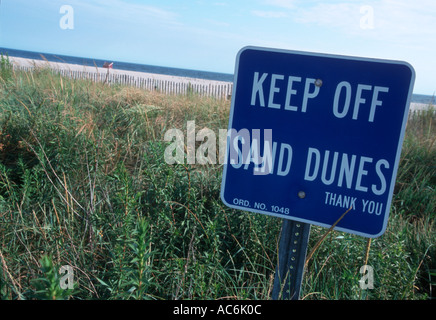 Marcher sur les dunes de sable Banque D'Images