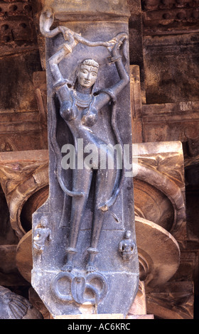 La FIGURE DU TEMPLE DE NAGINI RAMAPPA PALAMPET Andhra Pradesh Banque D'Images