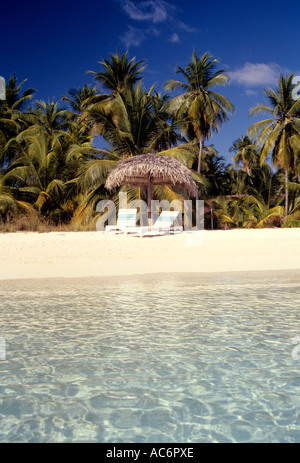 Plage VIERGE ET LA PLAGE DE COTS BANGARAM Banque D'Images