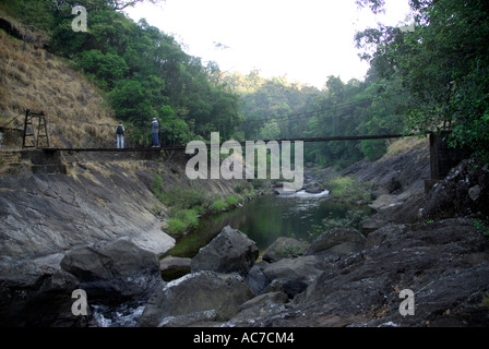 Chemin de randonnée à KUNTHIPUZHA SILENT VALLEY NATIONAL PARK PALAKKAD Dist. Banque D'Images