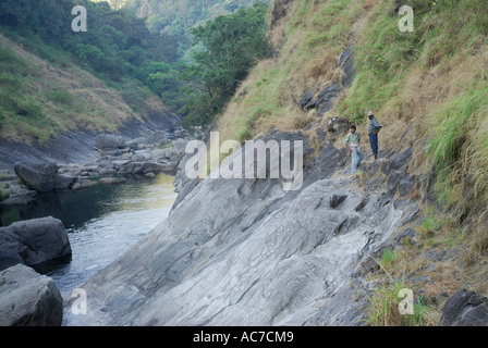 Chemin de randonnée à KUNTHIPUZHA SILENT VALLEY NATIONAL PARK PALAKKAD Dist. Banque D'Images