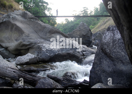 Chemin de randonnée à KUNTHIPUZHA SILENT VALLEY NATIONAL PARK PALAKKAD Dist. Banque D'Images