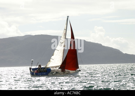 Location dans le Firth of Lorne SAC FEUILLES hors de la côte ouest d'Écosse Banque D'Images