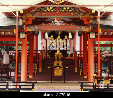 La ville de Kobe Ikuta de culte, l'un des plus anciens sanctuaires au Japon. Banque D'Images