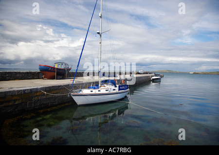 Ballyvaughan, Port, le Burren, comté de Clare, Irlande Banque D'Images