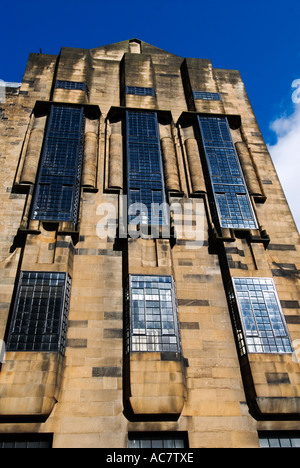 Belle façade en pierre d'célèbre Glasgow School of Art conçu par Charles Rennie Mackintosh Banque D'Images