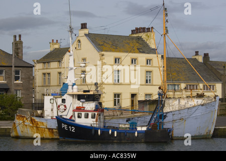 Bateaux à Glasson Dock, près de Lancaster, Lancashire, Royaume-Uni Banque D'Images