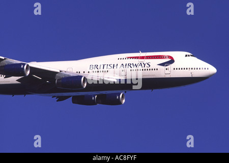 Boeing 747-400 exploité par British Airways. Banque D'Images