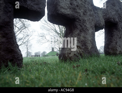 Cimetière de soldats allemands de la seconde guerre mondiale, France Banque D'Images