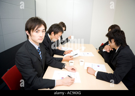 Groupe de businessman Banque D'Images