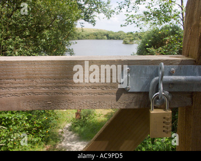 Cadenas sur la campagne Banque D'Images