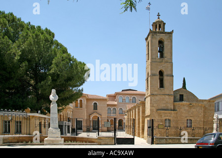 Palais de l'archevêché, la cathédrale Saint-Jean, l'icône museum et musée d'art folklorique, Nicosie, Chypre Banque D'Images