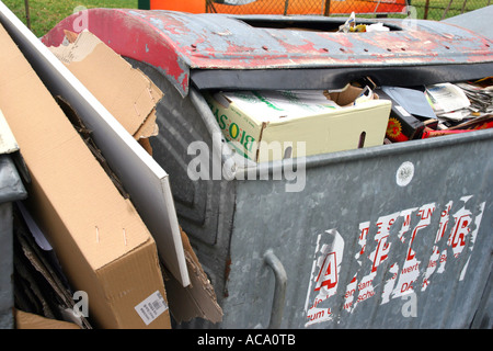 Déchets de papier Banque D'Images