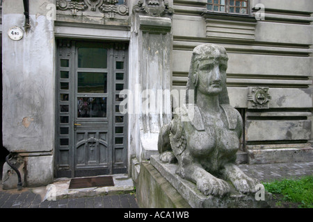 Lativa - Art Nouveau - Riga Banque D'Images