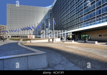 Construction de l'commission, Bruxelles, Belgique Banque D'Images