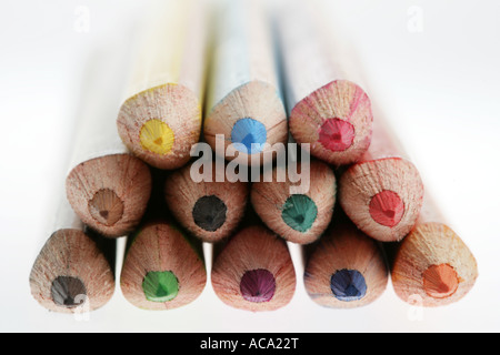 Crayons de couleur Banque D'Images