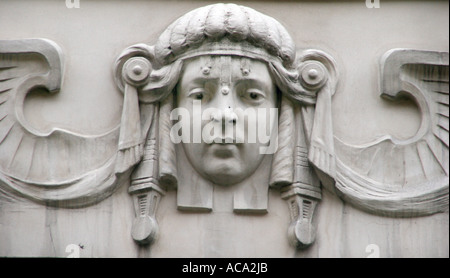 Lativa - Art Nouveau - Riga Banque D'Images