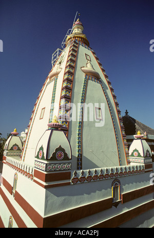 Temple de Mahalaxmi Panaji, Goa, Inde Banque D'Images