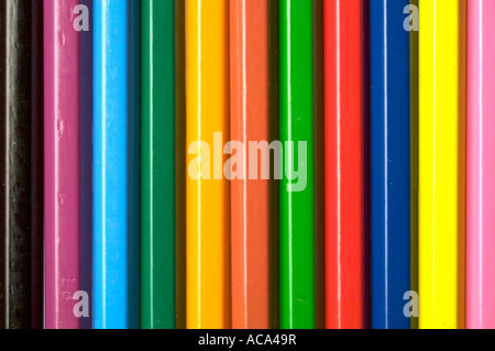 Crayons de couleur Banque D'Images