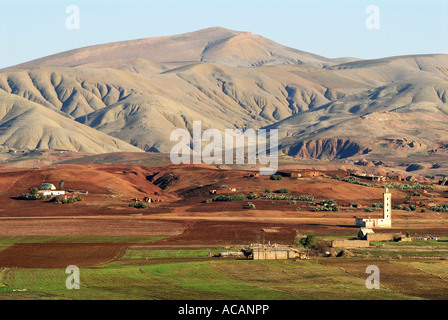 Paysage près de Fes, Maroc, Afrique Banque D'Images