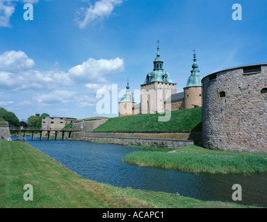 Kalmar Slott (château), Kalmar län, Småland, Suède. Banque D'Images