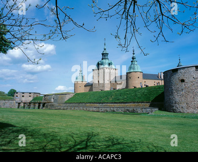 Kalmar Slott (château), Kalmar län, Småland, Suède. Banque D'Images