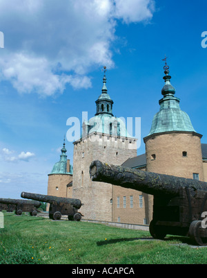 Kalmar Slott (château), Kalmar län, Småland, Suède. Banque D'Images