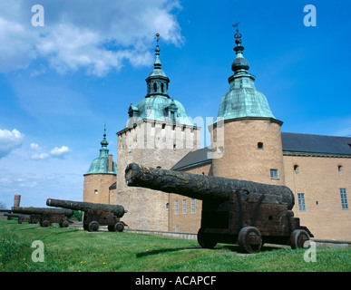 Kalmar slott (château), kalmar län, småland, en Suède. Banque D'Images