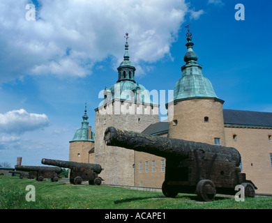 Kalmar Slott (château), Kalmar län, Småland, Suède. Banque D'Images