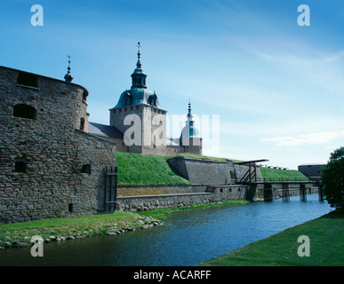 Kalmar Slott (château), Kalmar län, Småland, Suède. Banque D'Images