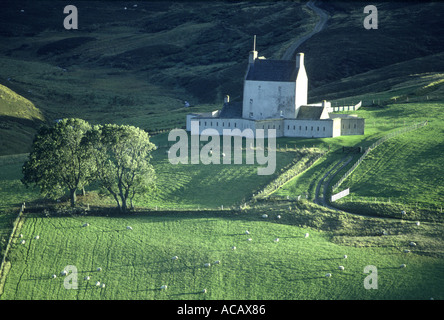 Château de Corgraff, Strathdon, Aberdeenshire. La région de Grampian. L'Ecosse en milieu de l'été. GPL 2466-138 Banque D'Images