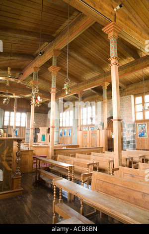 À l'intérieur de l'église Saint Michel , Crna Vas, près de Ljubljana, Slovénie . Banque D'Images