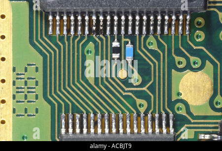 Détail de la carte de circuits imprimés '' Banque D'Images