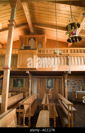 À l'intérieur de l'église Saint Michel , Crna Vas, près de Ljubljana, Slovénie . Banque D'Images