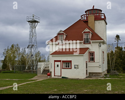 Cabot Head Light Station, Ontario Canada Banque D'Images