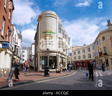 Prince Albert Street, dans les ruelles du centre de Brighton. Banque D'Images