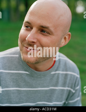 Portrait of a smiling man. Banque D'Images