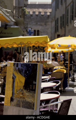 Cafe Van Gogh Place du Forum Arles France Banque D'Images
