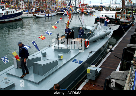 Vospers motor torpedo boat prototype de 1937 MTB 102 phare amiraux à Dunkerque Banque D'Images