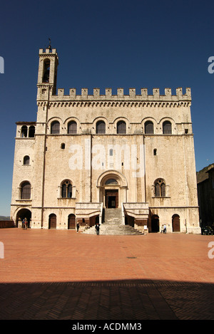 Palazzo dei Consoli Gubbio Ombrie Italie Banque D'Images