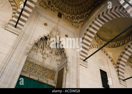 La mosquée de Soliman à Istanbul en Turquie Banque D'Images