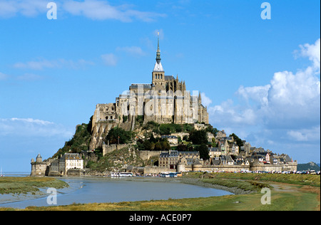 Le Mont St Michel, Normandie, France Banque D'Images