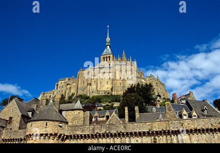 Le Mont St Michel, Normandie, France Banque D'Images