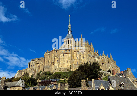 Le Mont St Michel, Normandie, France Banque D'Images